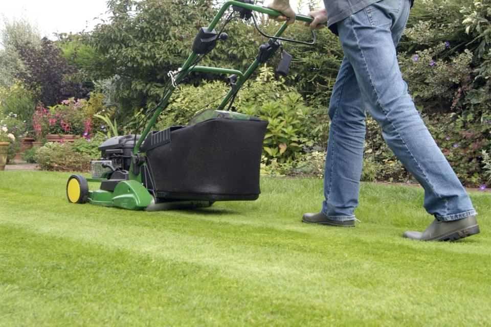 Change Direction Frequently, lawn mowing tips